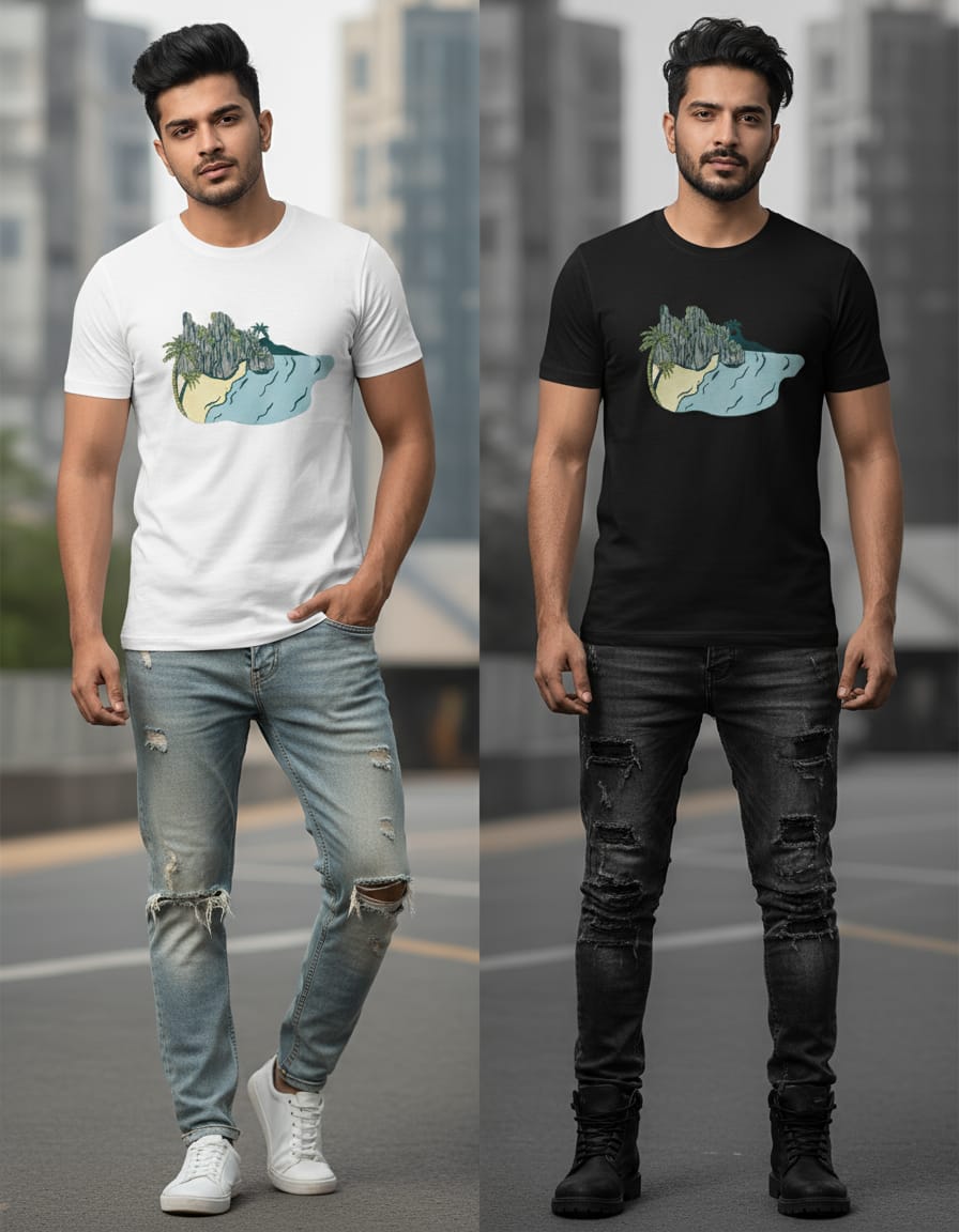 Tropical Escape Graphic T-Shirt