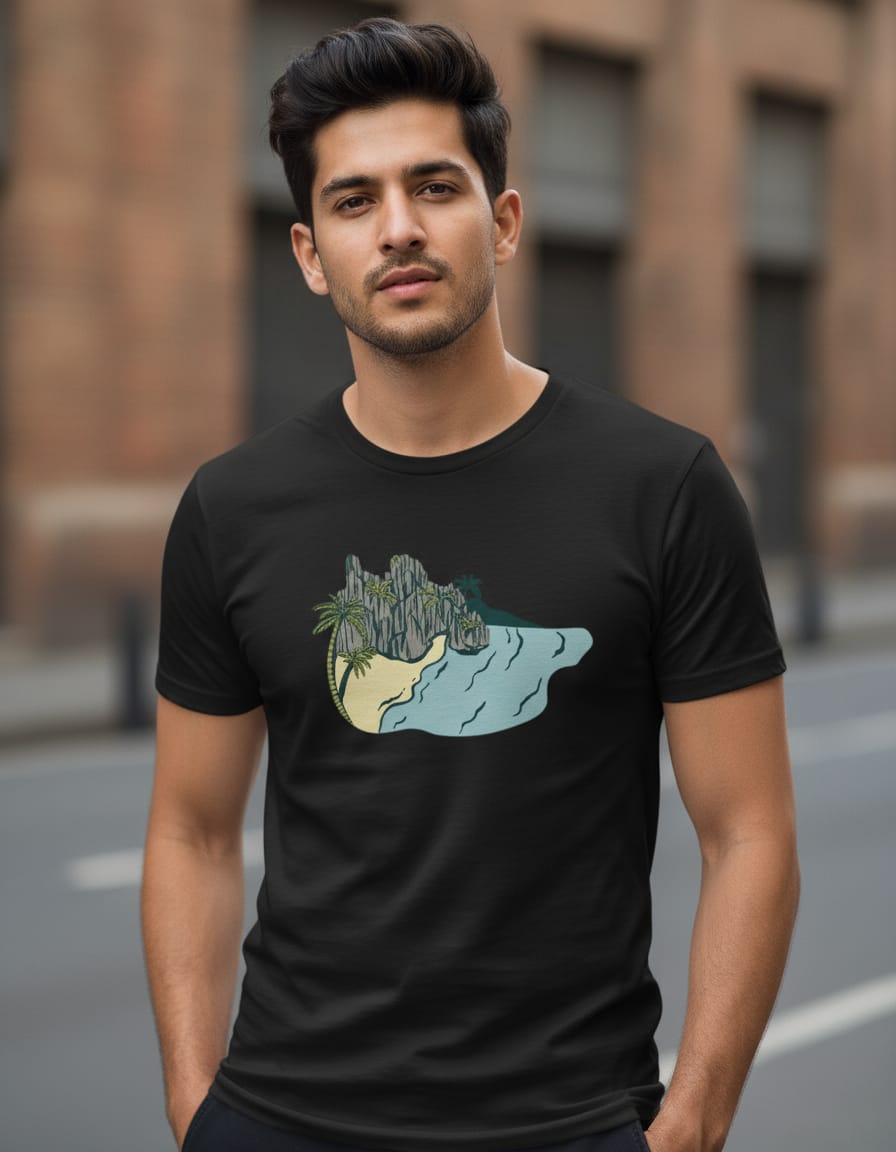Tropical Escape Graphic T-Shirt