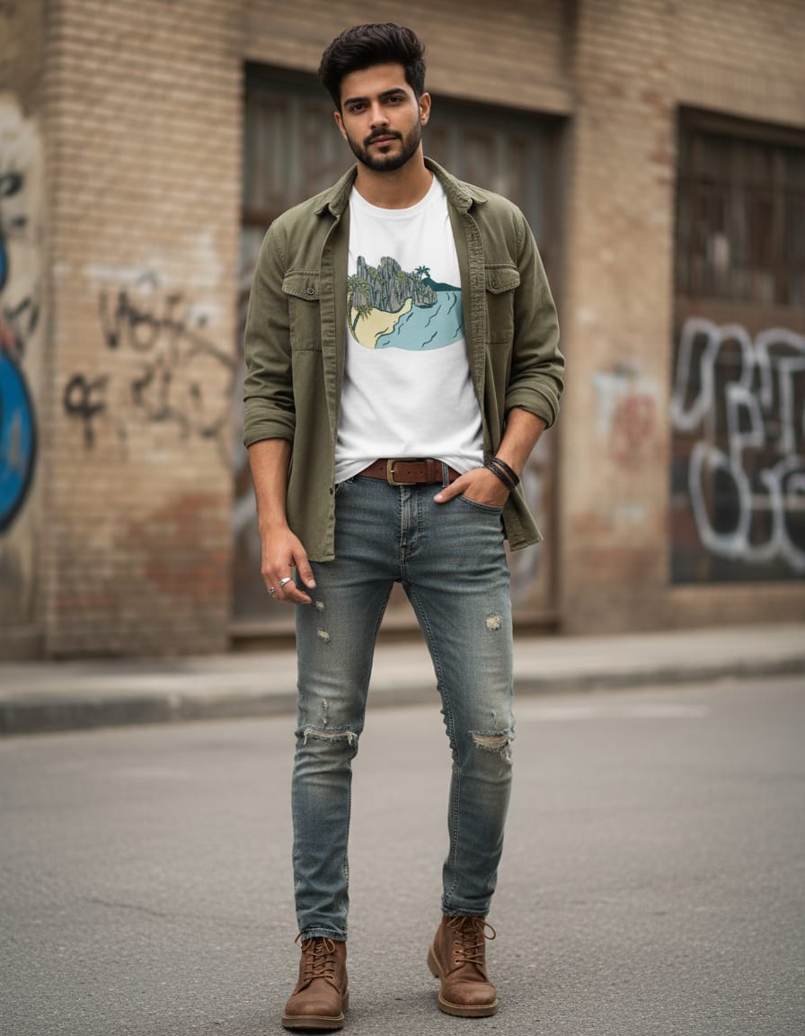 Tropical Escape Graphic T-Shirt